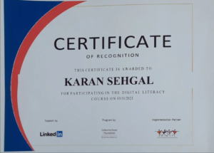 literacy certificate